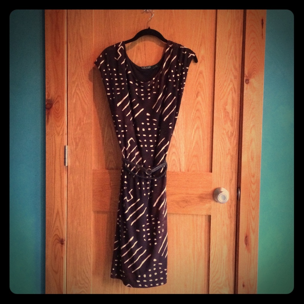 Ralph Lauren dress with braided belt